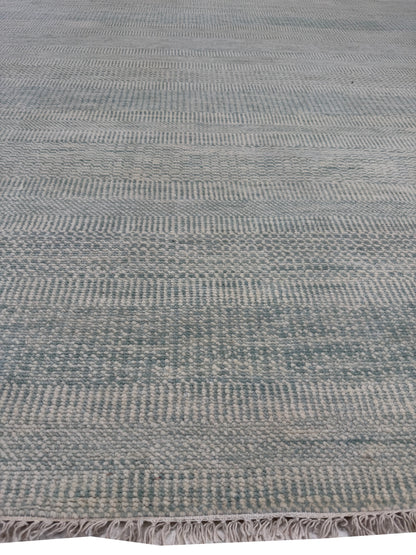 Artisan Samara Beige Green Transitional Knotted Rug