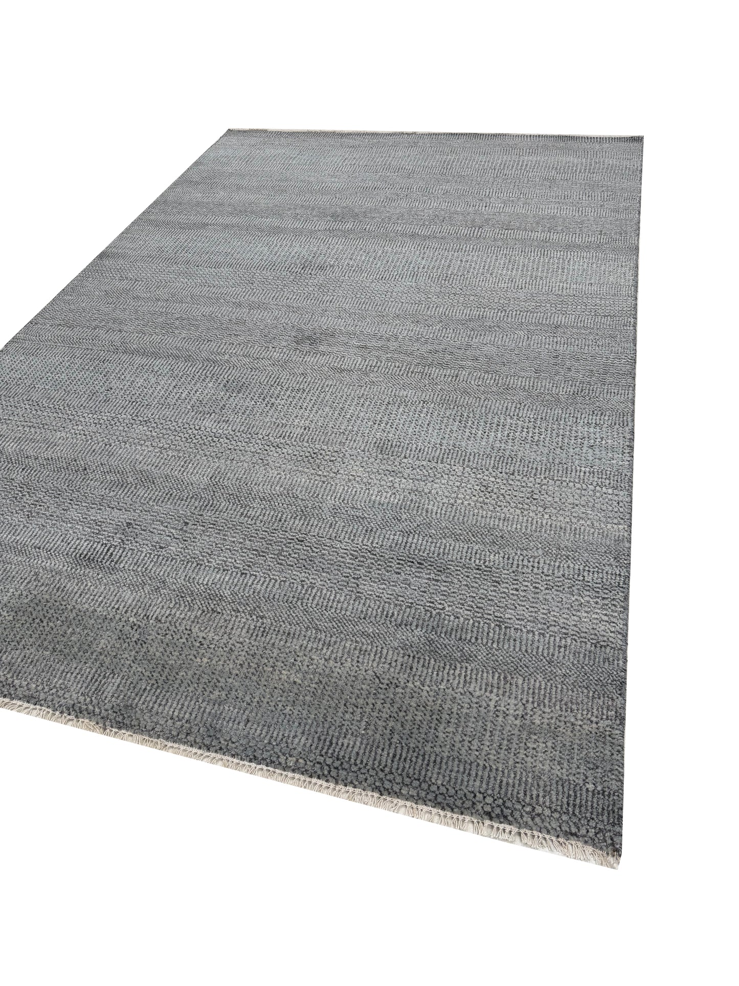Artisan Samara Charcoal Beige Transitional Knotted Rug