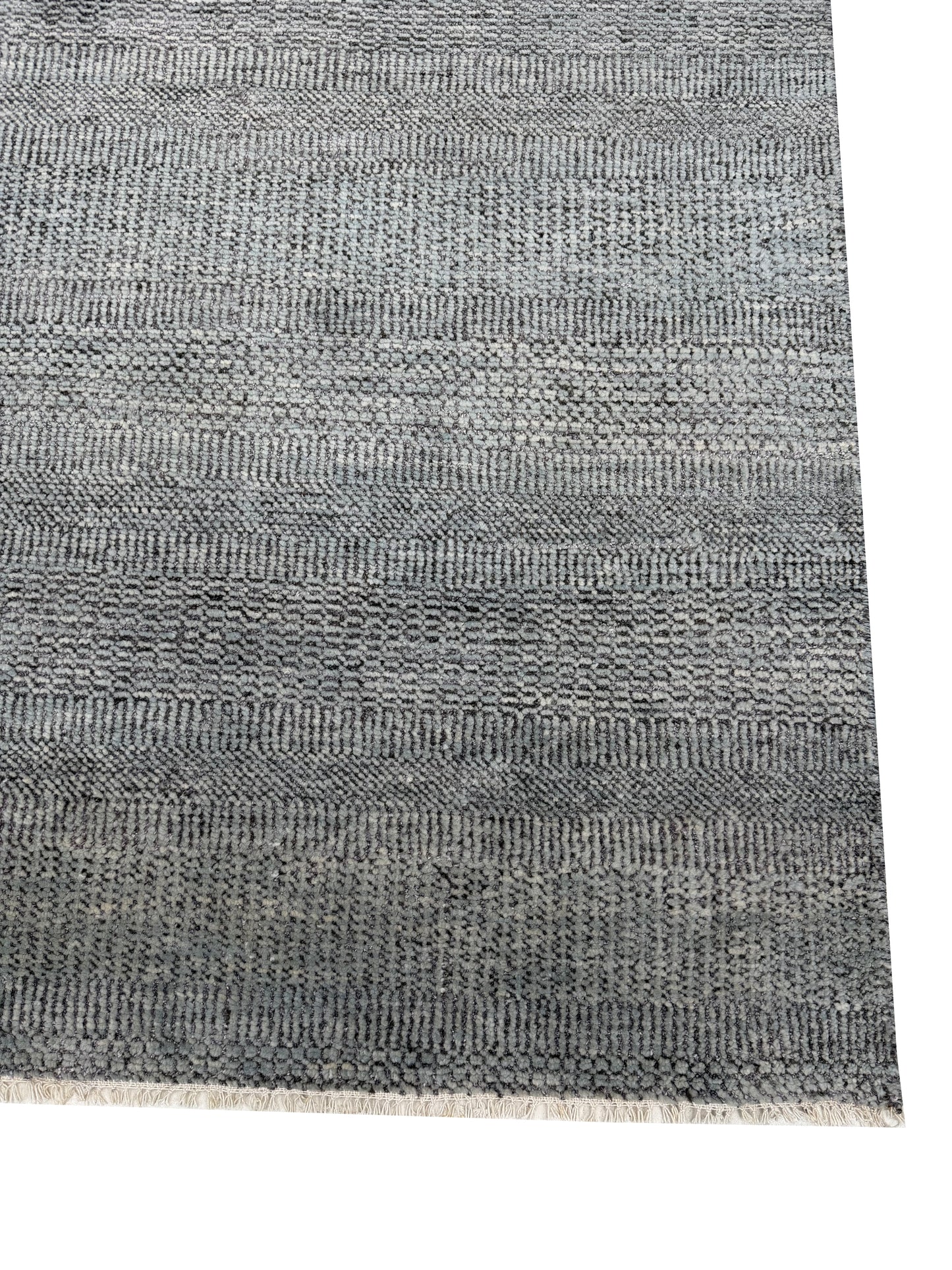 Artisan Samara Charcoal Beige Transitional Knotted Rug
