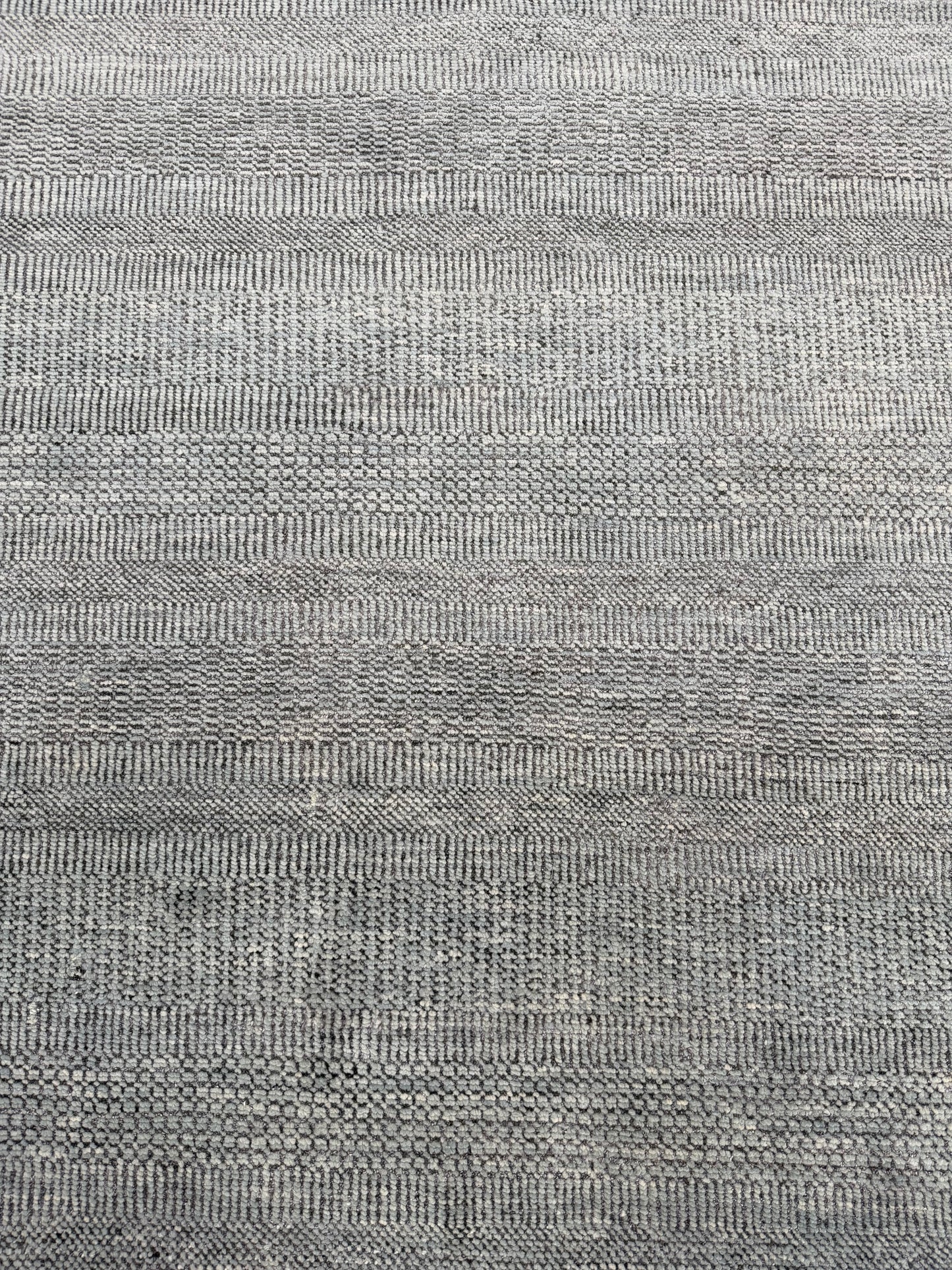 Artisan Samara Charcoal Beige Transitional Knotted Rug