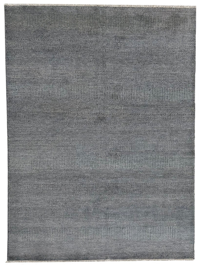 Artisan Samara Charcoal Beige Transitional Knotted Rug