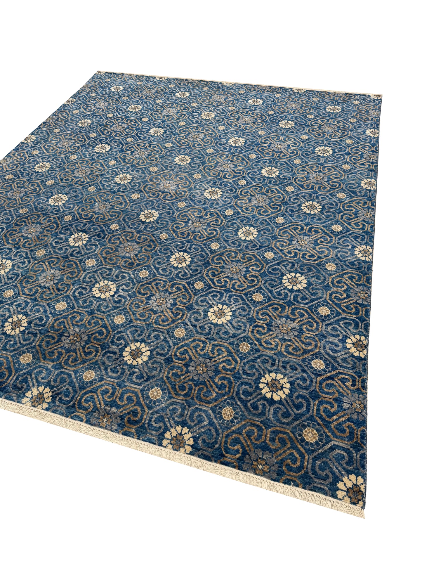 Artisan Samara Navy Transitional Knotted Rug