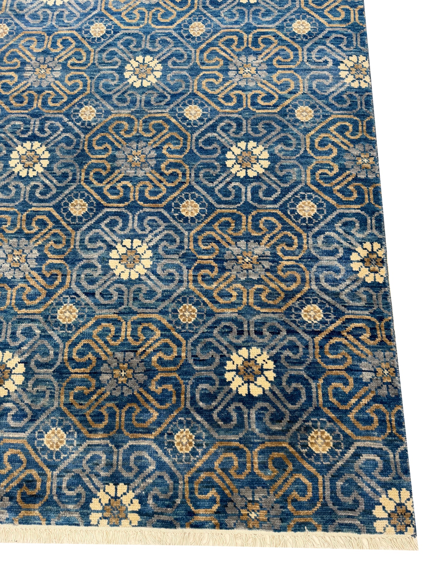 Artisan Samara Navy Transitional Knotted Rug