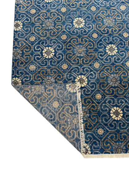 Artisan Samara Navy Transitional Knotted Rug