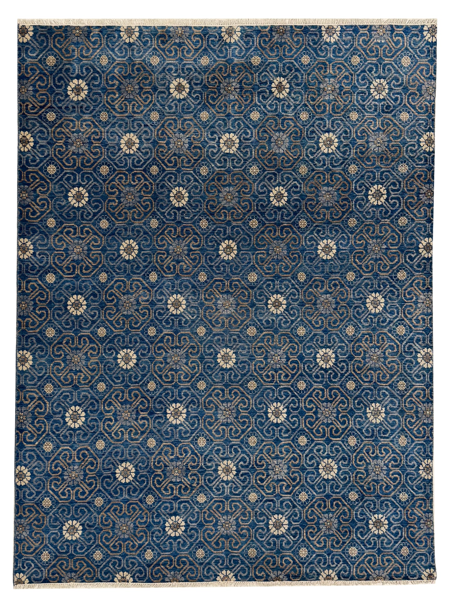 Artisan Samara Navy Transitional Knotted Rug