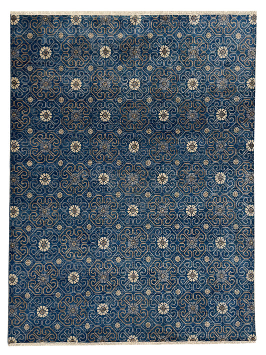 Artisan Samara Navy Transitional Knotted Rug