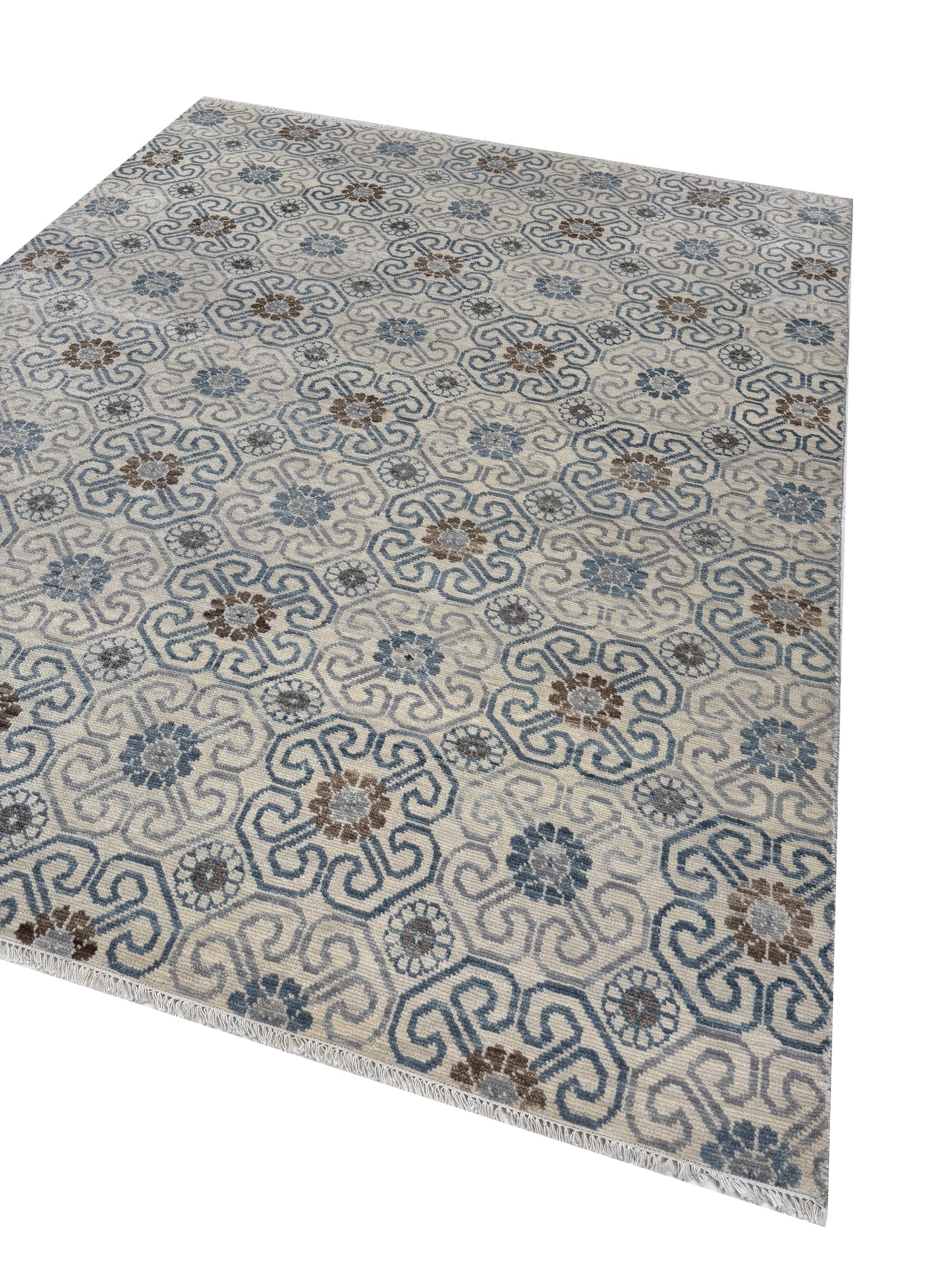 Artisan Samara Beige Transitional Knotted Rug