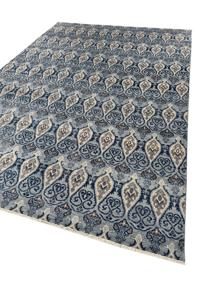 Artisan Samara Blue Transitional Knotted Rug