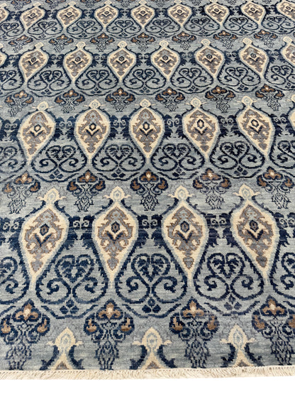 Artisan Samara Blue Transitional Knotted Rug