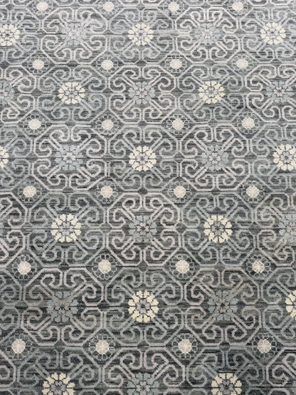 Artisan Samara Grey Beige Transitional Knotted Rug