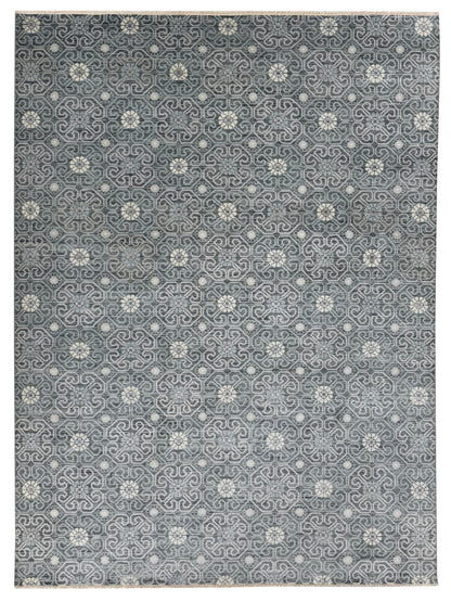 Artisan Samara Grey Beige Transitional Knotted Rug