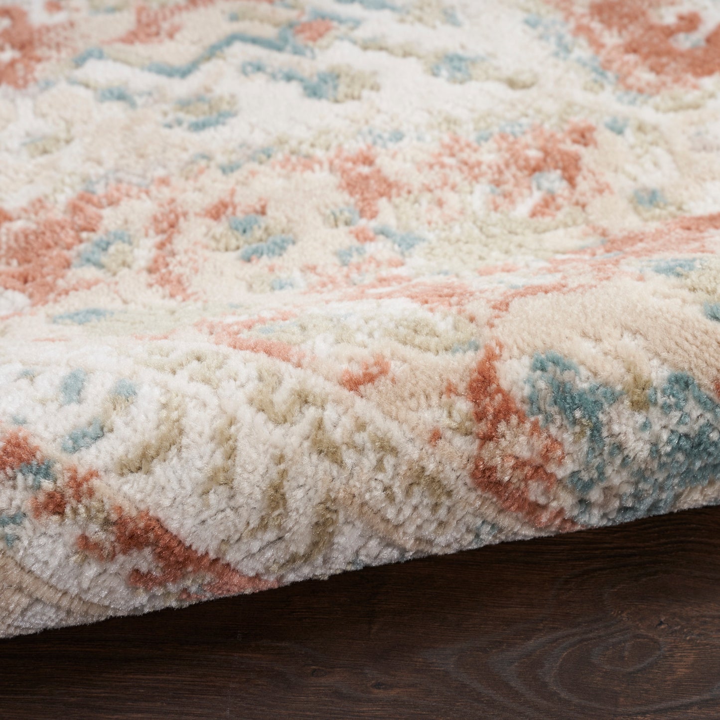 Nourison Home Thalia  Rust Multicolor  Transitional