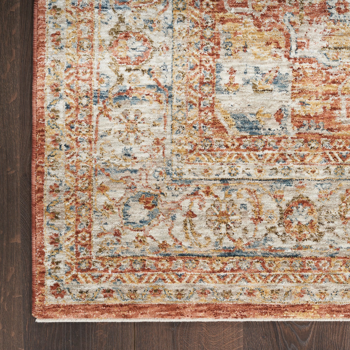 Nourison Home Sahar  Ivory Multicolor  Traditional