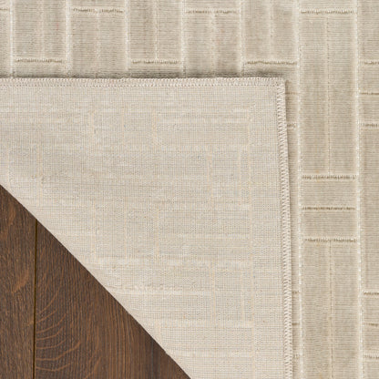 Nourison Home Washable Charm  Silver Ivory  Contemporary