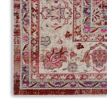 Nourison Home Vintage Kashan  Red  Traditional
