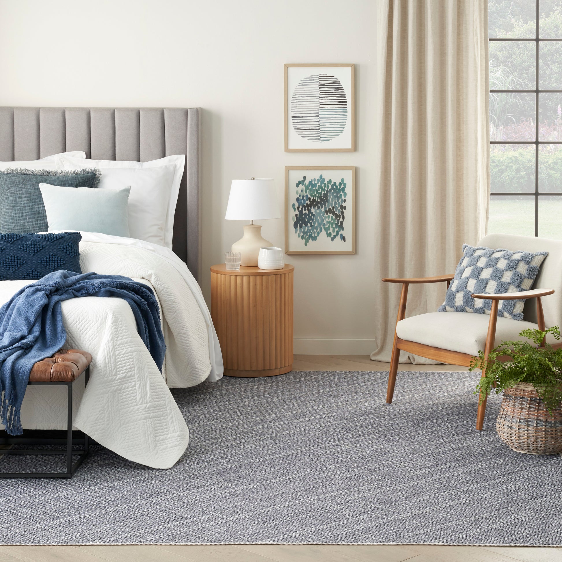 Nourison Home Nourison Washables  Grey  Contemporary