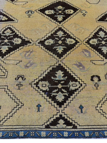 Artisan Angelina Lt.Gold Brown Vintage Knotted Rug