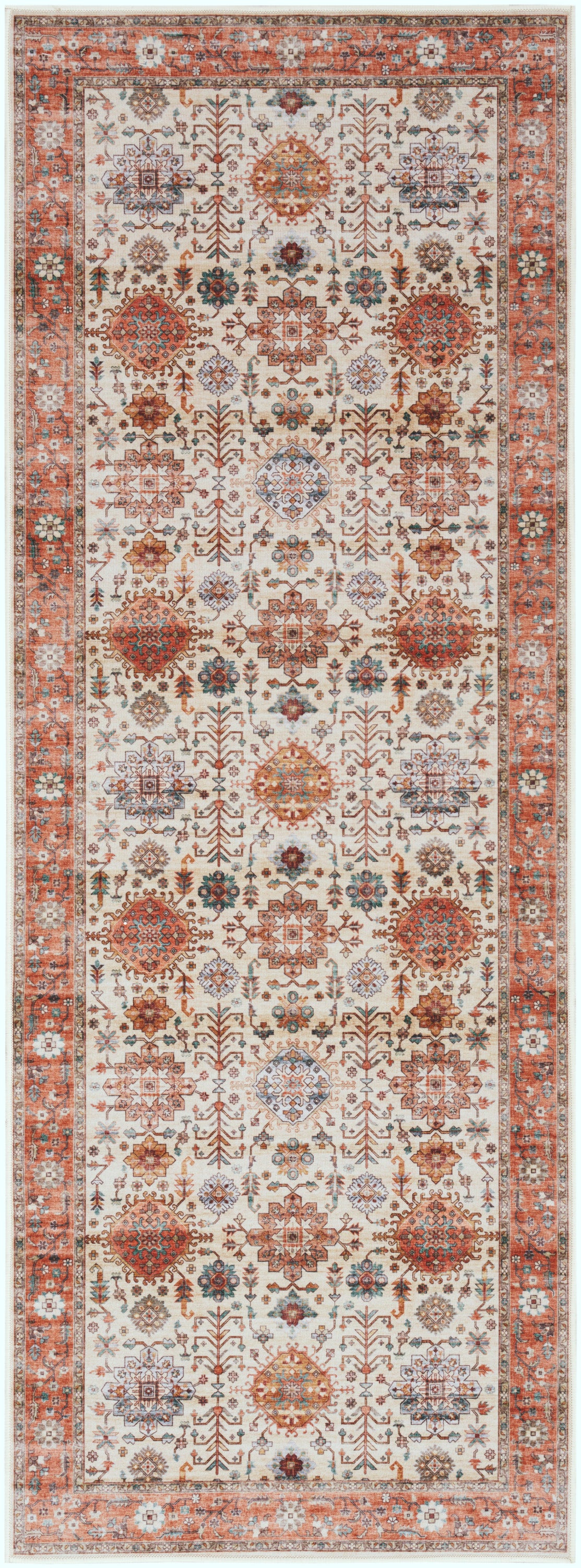 Nourison Home Fulton FUL12 Beige Multicolor Traditional Power-loomed Rug