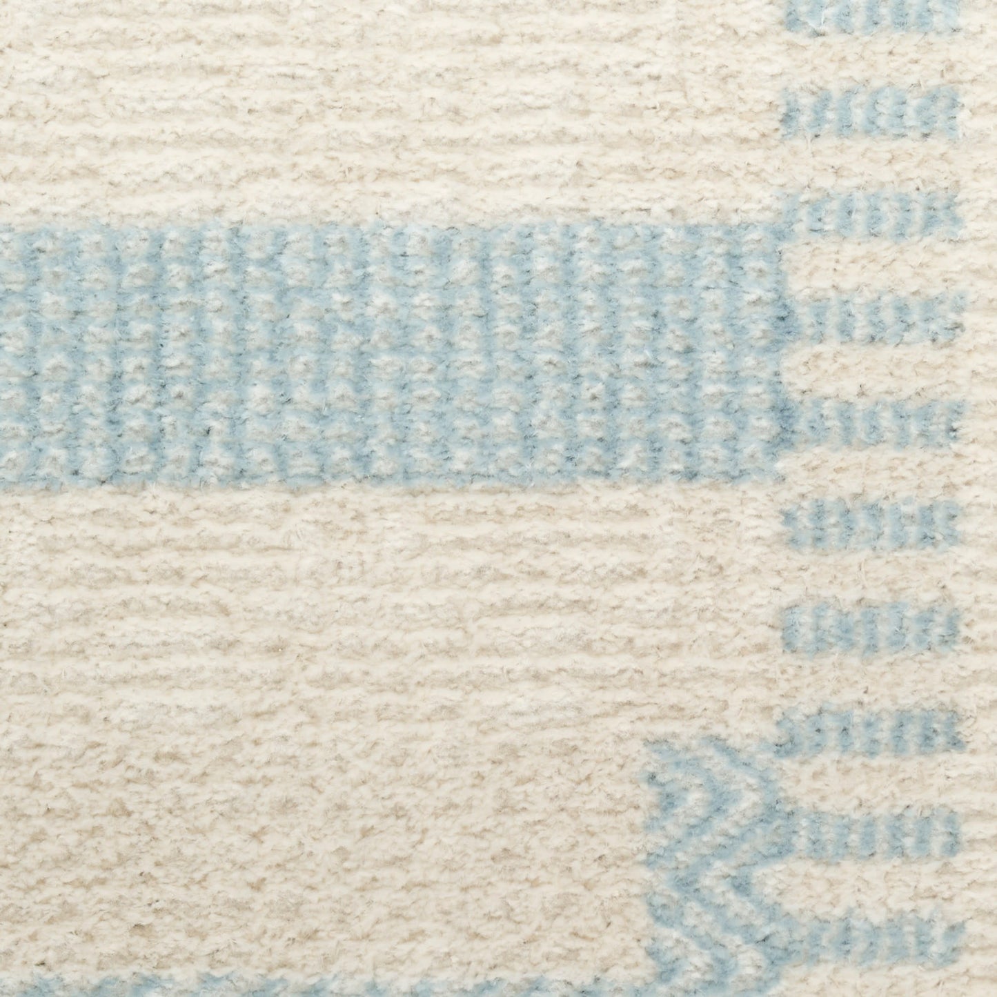 Nourison Home Nordic  Ivory Blue  Contemporary