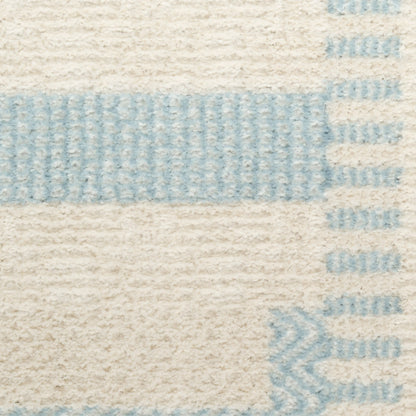Nourison Home Nordic  Ivory Blue  Contemporary