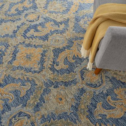 Nourison Home Azura  Navy Blue  Transitional