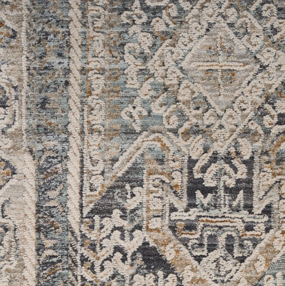 Nourison Home Lynx  Ivory Charcoal  Transitional
