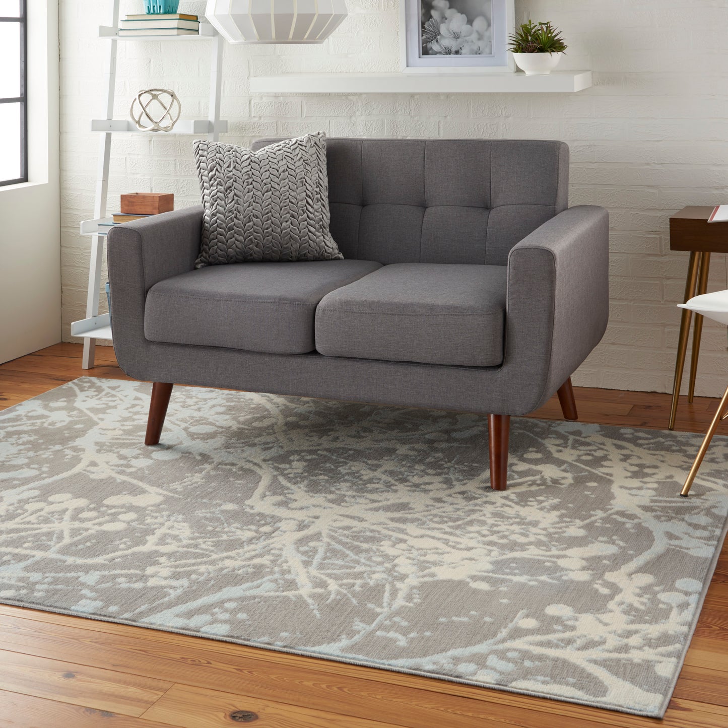 Nourison Home Jubilant  Grey  Contemporary