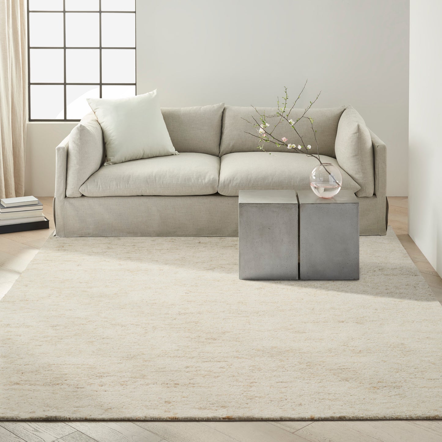 Calvin Klein CK042 Billows  Ivory Beige  Contemporary
