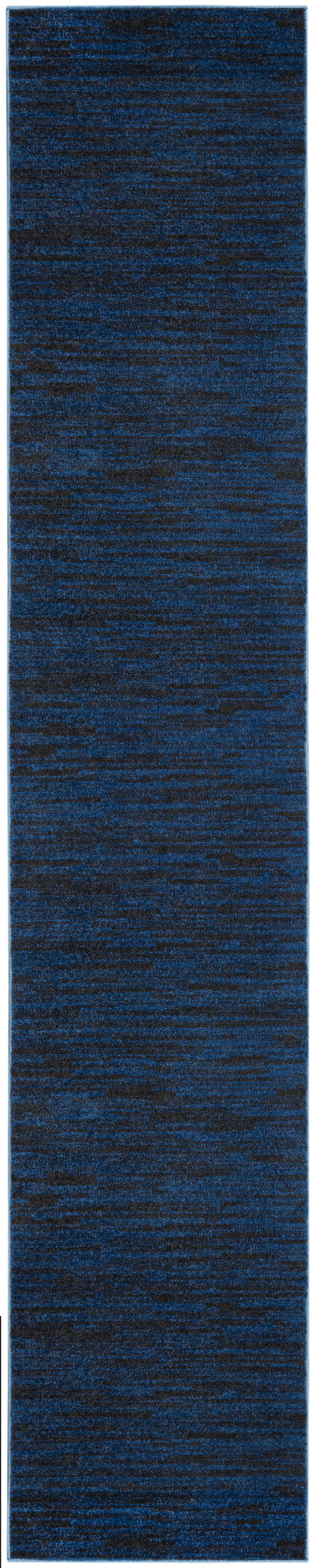 Nourison Home Nourison Essentials NRE01 Midnight Blue Contemporary Power-loomed Rug