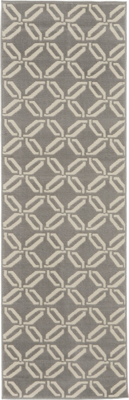 Nourison Home Jubilant JUB17 Grey Contemporary Power-loomed Rug