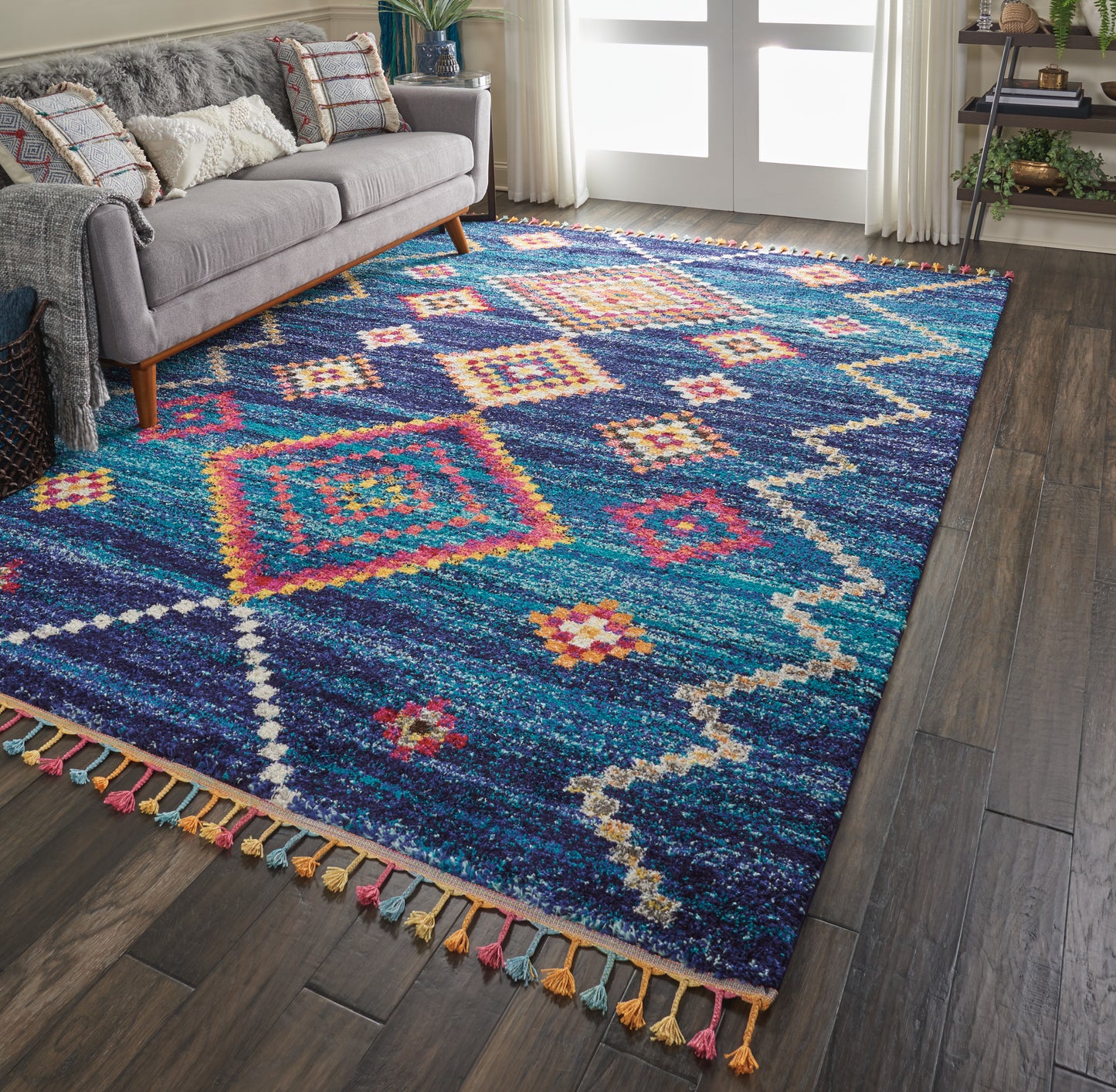 Nourison Home Nomad  Navy  Transitional
