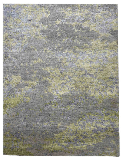 Artisan Toni White Green Knotted Rug