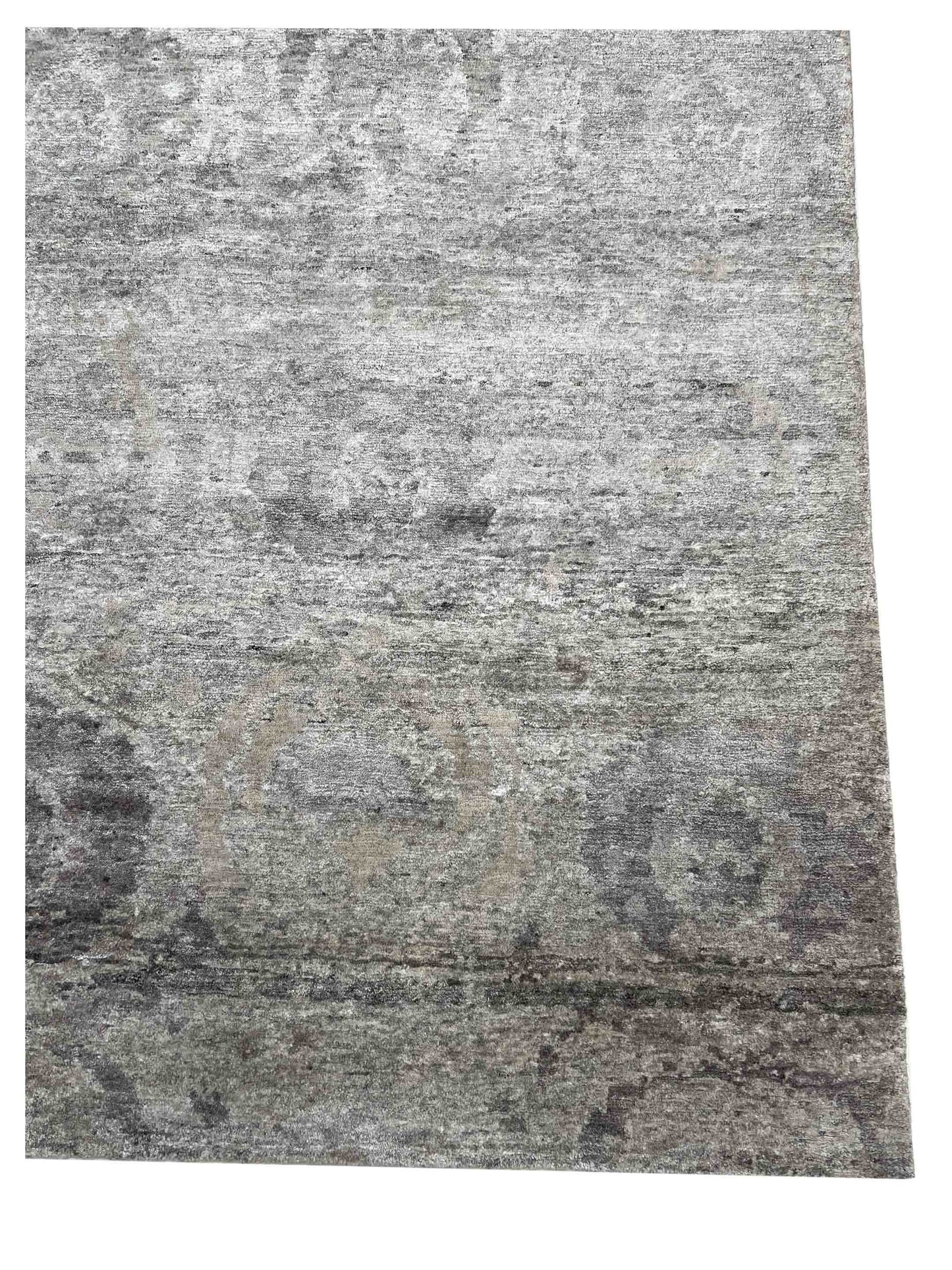 Artisan Mary Natural Grey Knotted Rug
