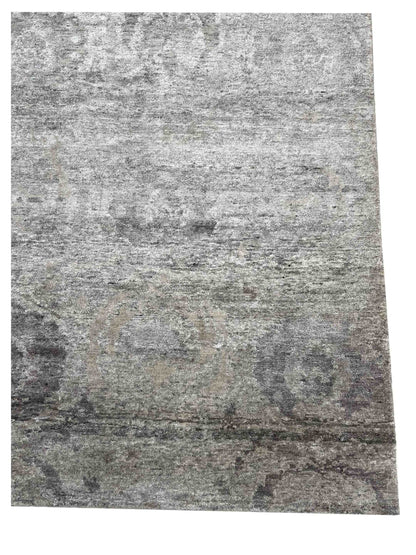 Artisan Mary Natural Grey Knotted Rug