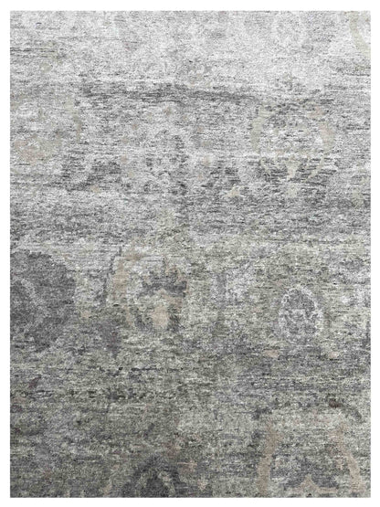 Artisan Mary Natural Grey Knotted Rug