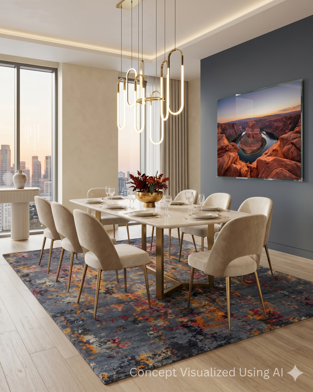 Artisan Toni Gray Multi Knotted Rug