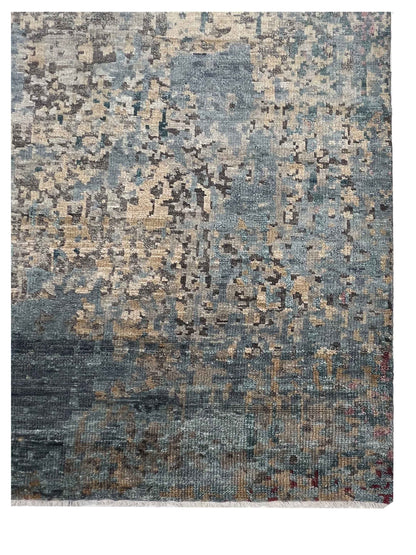 Artisan Modern Oushak Multi Knotted Rug