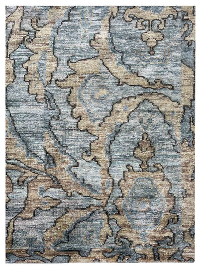 Artisan Modern Oushak Gold Knotted Rug