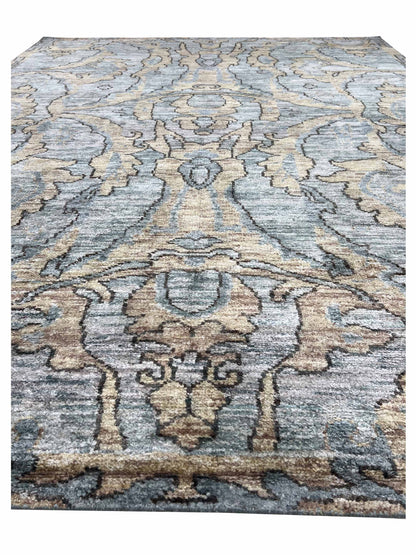 Artisan Modern Oushak Gold Knotted Rug