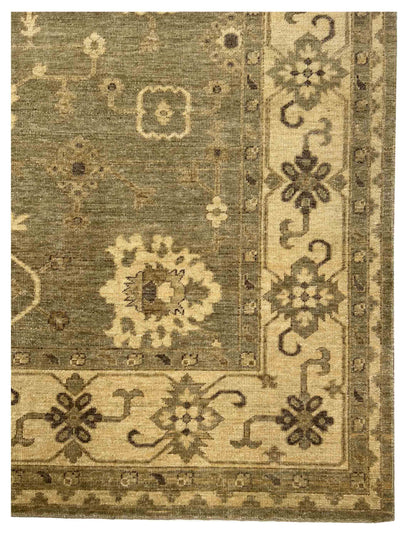 Artisan Oushak TK Sage Beige Knotted Rug