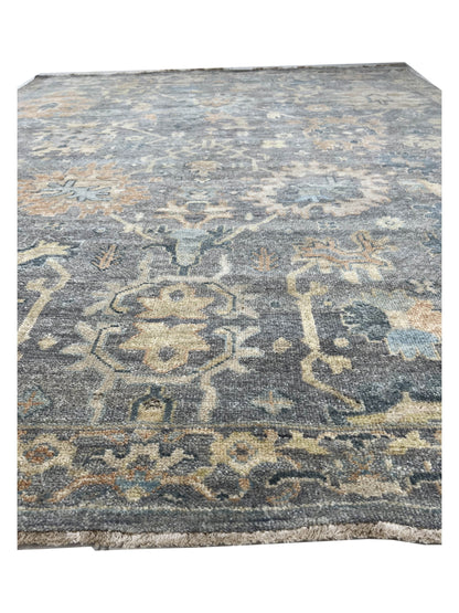 Artisan Modern Oushak Gray Knotted Rug