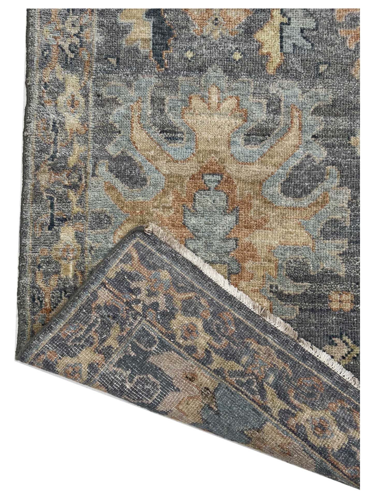 Artisan Modern Oushak Gray Knotted Rug