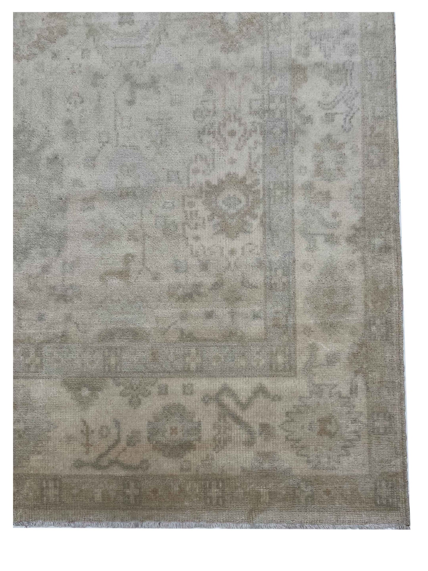 Artisan Modern Oushak Gold Knotted Rug
