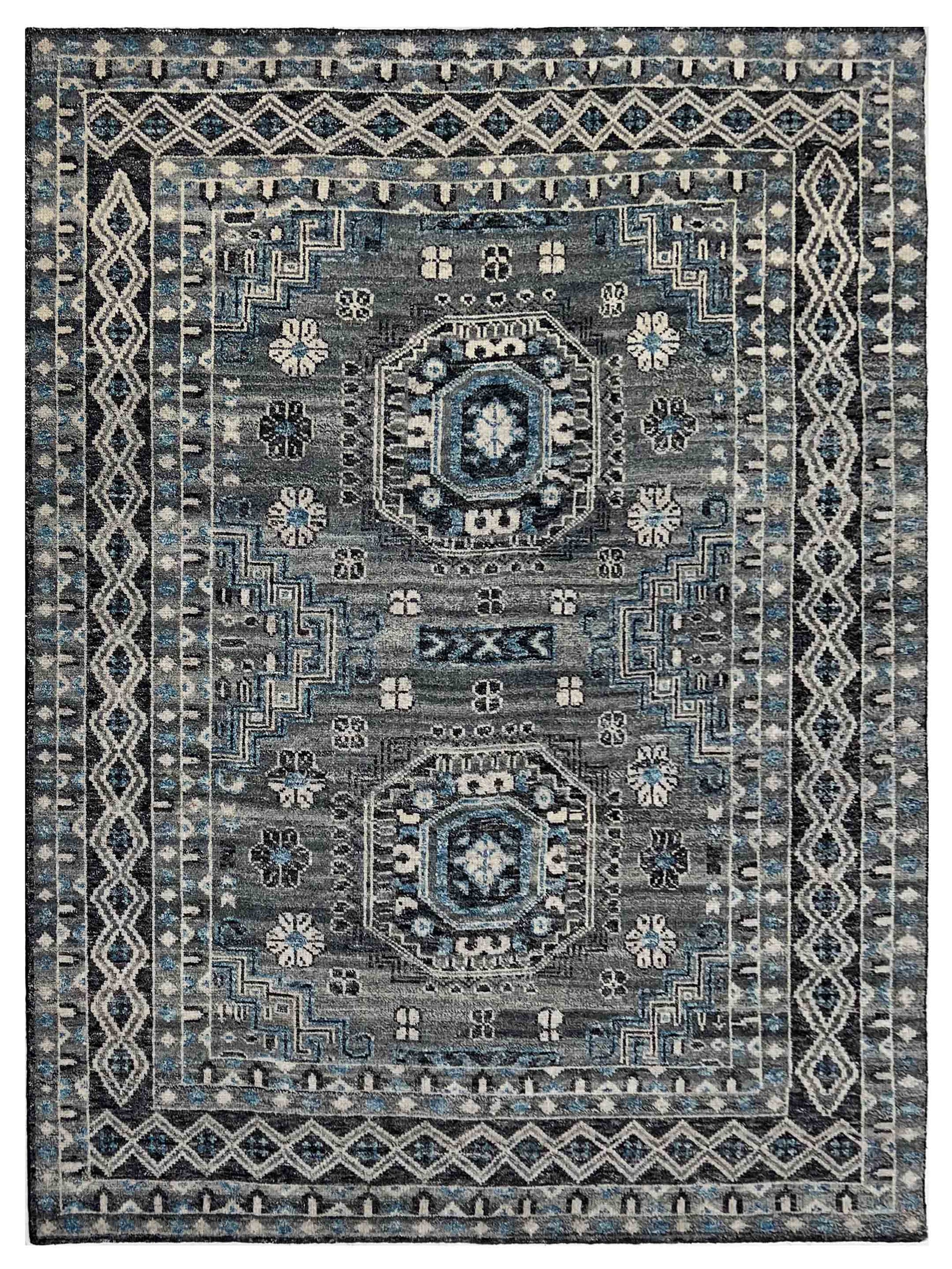 Artisan Modern Oushak  Black Blue 