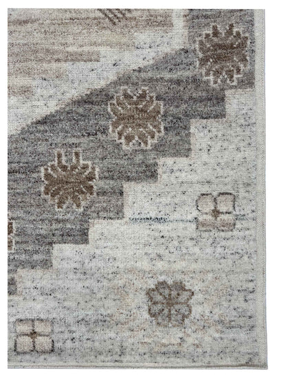 Artisan Modern Oushak White Knotted Rug