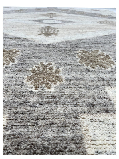 Artisan Modern Oushak White Knotted Rug