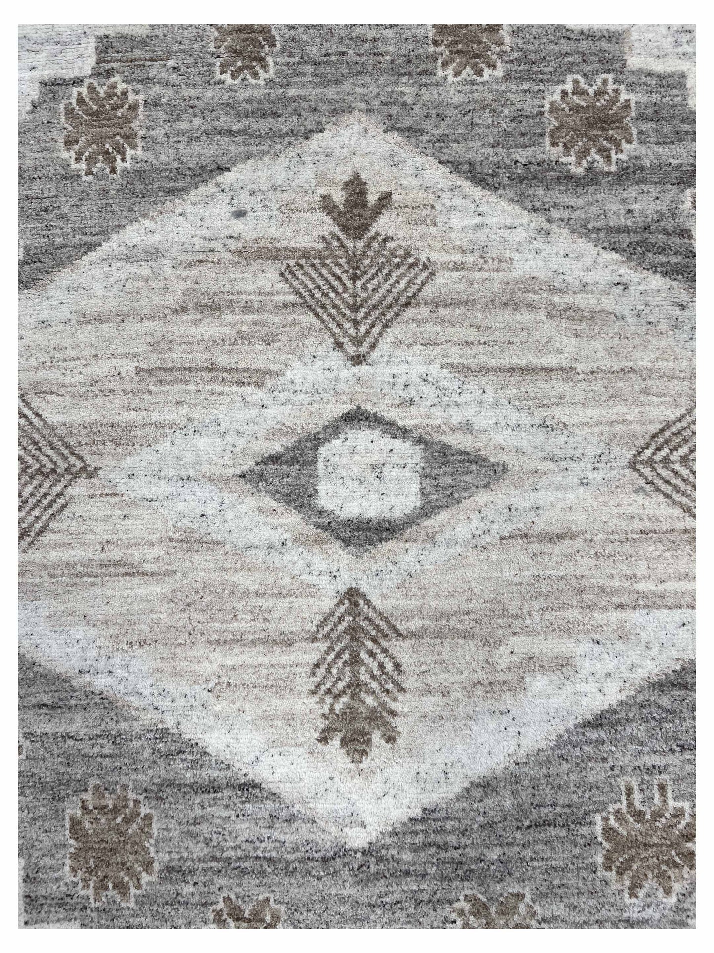 Artisan Modern Oushak White Knotted Rug