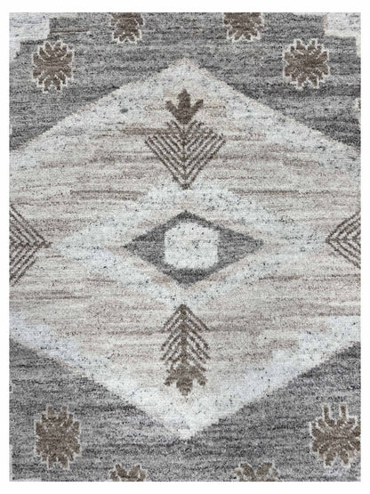 Artisan Modern Oushak White Knotted Rug