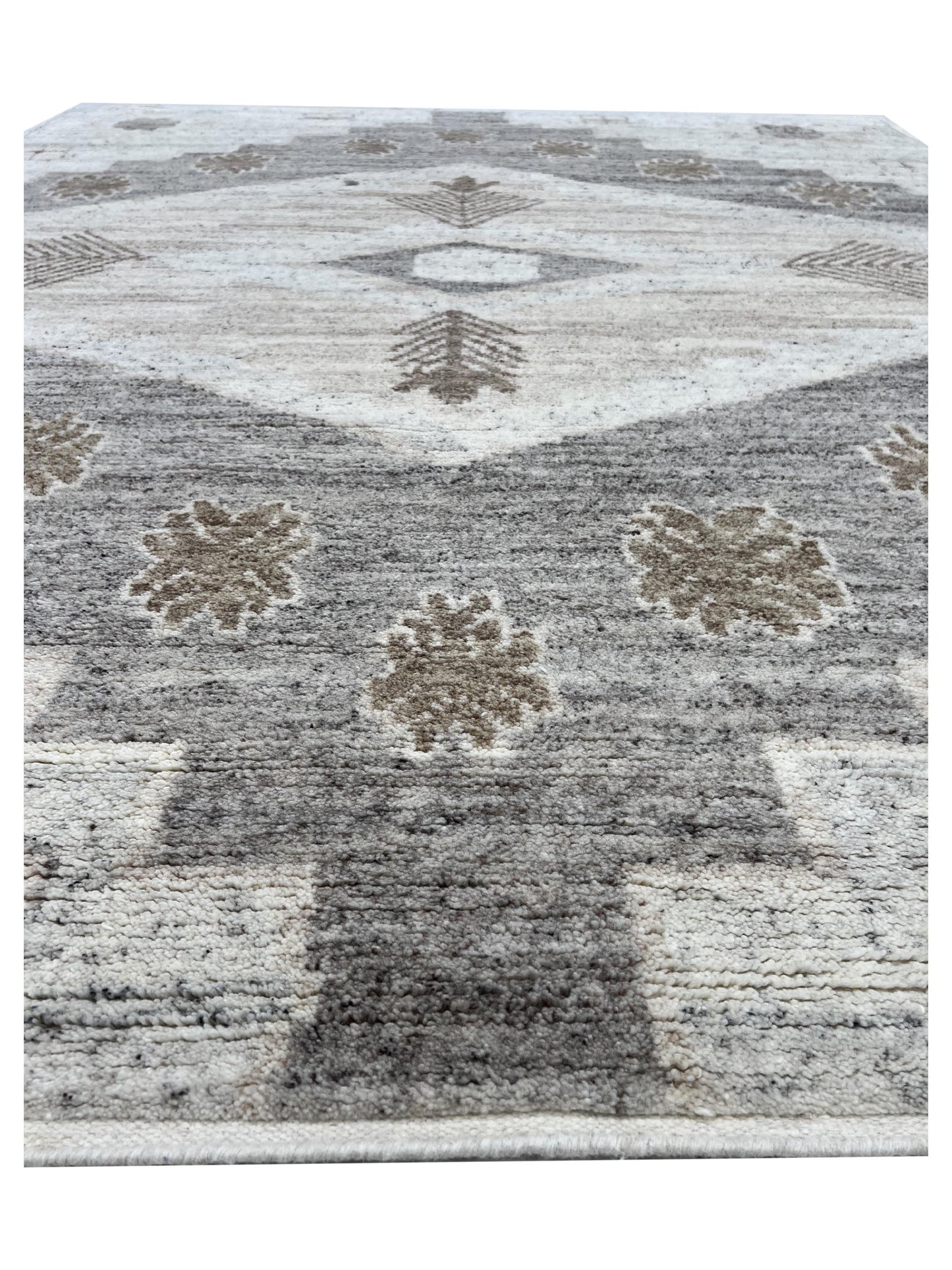 Artisan Modern Oushak White Knotted Rug