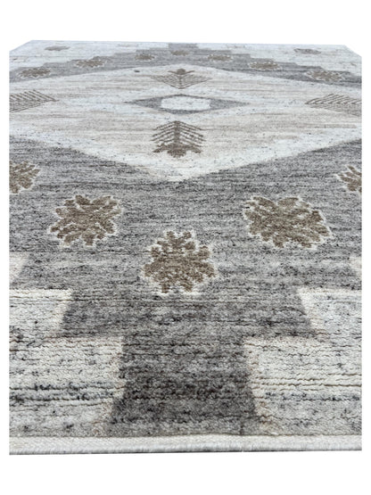 Artisan Modern Oushak White Knotted Rug